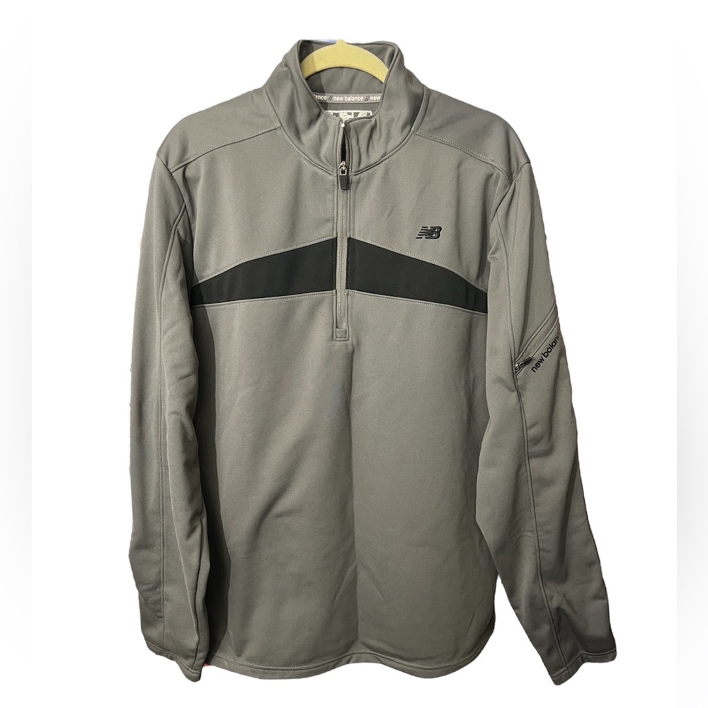 New Balance lightweight gray and black sport jacket SIZE XL
